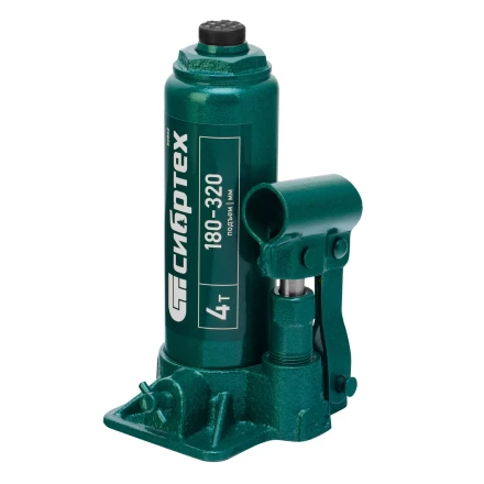 Домкрат гидравлический бутылочный Сибртех 50802, 4 т, 180-320 мм купить в Ноябрьске