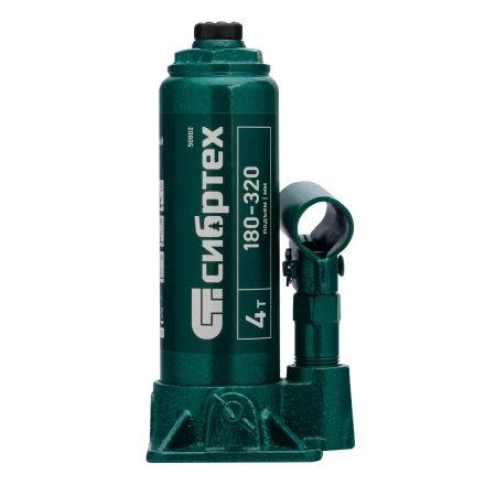 Домкрат гидравлический бутылочный Сибртех 50802, 4 т, 180-320 мм купить в Ноябрьске