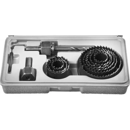 Набор STAYER &quot;MASTER&quot;: Коронки по дереву, d=11, 22, 29, 32, 35, 38, 44, 51, 64мм, 11шт 29600-H11 купить в Ноябрьске