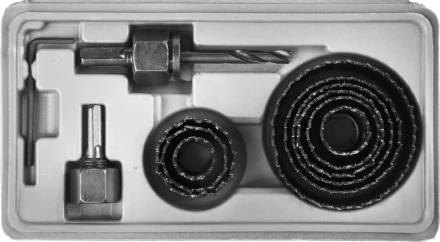 Набор STAYER &quot;MASTER&quot;: Коронки по дереву, d=11, 22, 29, 32, 35, 38, 44, 51, 64мм, 11шт 29600-H11 купить в Ноябрьске