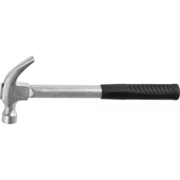 Молоток-гвоздодер ЗУБР &quot;МАСТЕР&quot; кованый с металлической рукояткой, 450г 20251-450