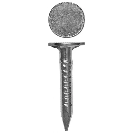 Гвозди оцинкованные с большой головкой, в п/э пакете, 3,0x40мм, 35шт 3060-30-40 купить в Ноябрьске