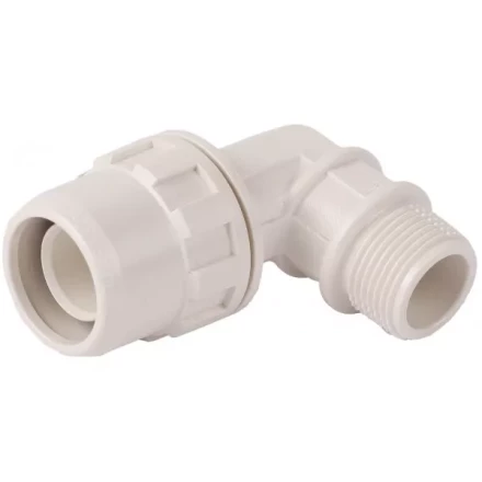 Муфта ЗУБР &quot;ШиреФит&quot; соединительная угловая 90°, &quot;штуцер с гайкой - внешняя резьба&quot;, 32мм-1&quot; 51465-32-1 купить в Ноябрьске