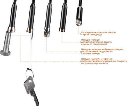 Видеоскоп ВC-100 серия ПРОФЕССИОНАЛ купить в Ноябрьске