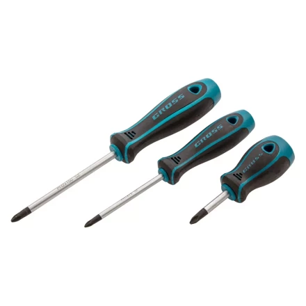 Набор инструментов 115 предметов, 120 зубьев, CrV, 1/4&quot;, 1/2&quot; Gross 14152 купить в Ноябрьске