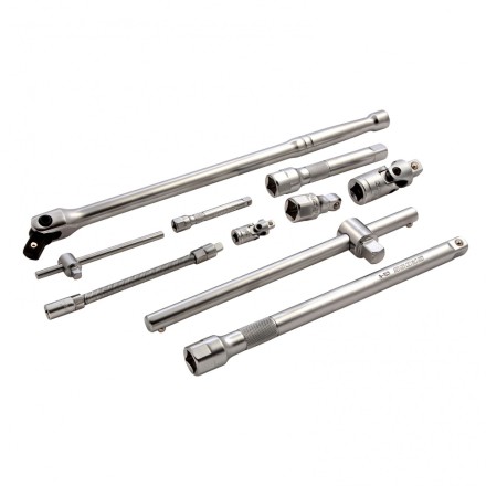 Набор инструментов 115 предметов, 120 зубьев, CrV, 1/4&quot;, 1/2&quot; Gross 14152 купить в Ноябрьске