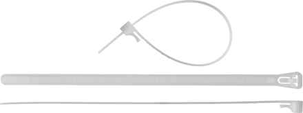 Кабельные стяжки разъемные белые КСР-Б1 нейлоновые промфасовка серия ПРОФЕССИОНАЛ купить в Ноябрьске