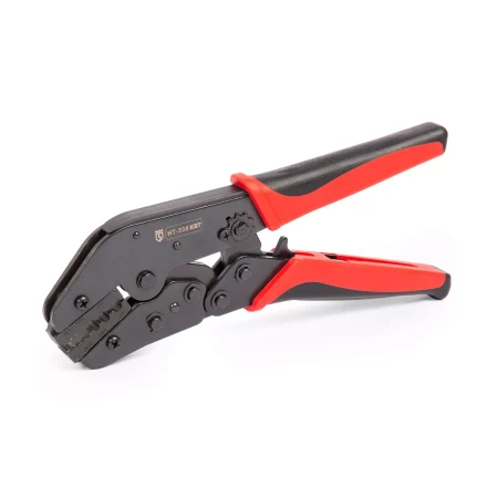 Пресс-клещи КВТ HT-330 с набором из 5 матриц для опрессовки разъемов SMA, N-типа, TNC, BNC, FME, UHF (набор) (89230) купить в Ноябрьске