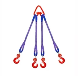 Строп текстильный четырехветвевой 4СТ 20 т  L=4 м  5:1 Звено РТ-3