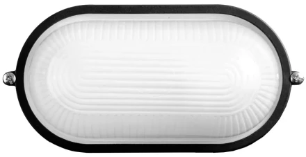 Светильник уличный СВЕТОЗАР влагозащищенный, овал, цвет черный, 60Вт SV-57201-B купить в Ноябрьске