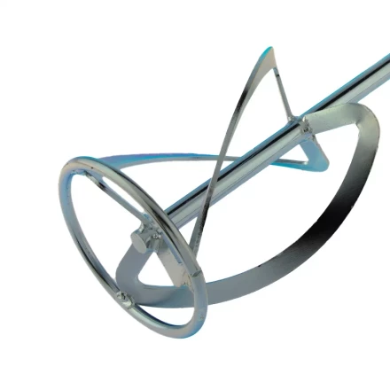 Насадка для миксера Сибртех 848977, для легких растворов, 120 х 590 мм, оцинкованная, хвостовик резьба М14 купить в Ноябрьске