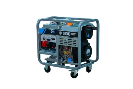 Генератор дизельный TOR KM5000D 5,0 кВт 380В/1,6 кВт 220В 15 л с электростартером 1025964 купить в Ноябрьске