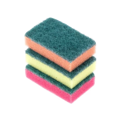 Губки для посуды Mini, 79 x 49 x 23 мм, 3шт, Россия Elfe 92349 купить в Ноябрьске