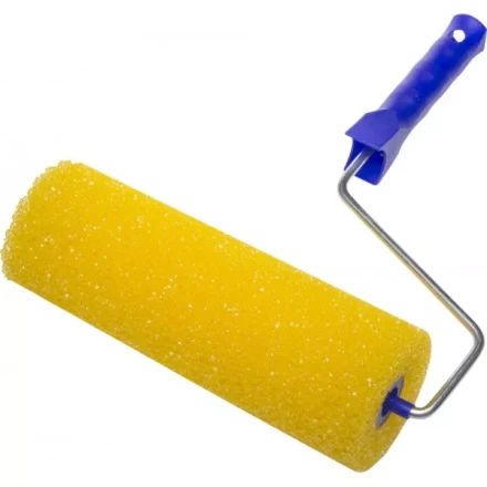 Валик &quot;СТРУКТУРНЫЙ ПОРОЛОН&quot; малярный в сборе, бюгель 6мм, 80x240мм, STAYER Profi 0365-24 купить в Ноябрьске