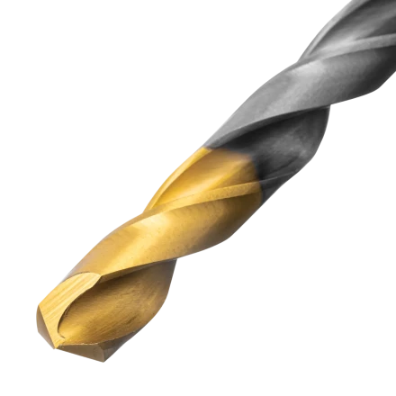 Набор сверл по металлу Denzel 723001, 1-10 мм, Р6М5-TiN, Golden Tip, 10 шт купить в Ноябрьске