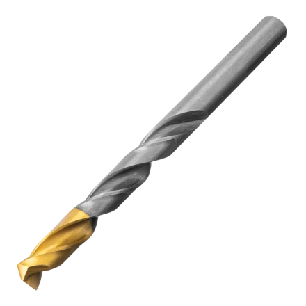 Набор сверл по металлу Denzel 723001, 1-10 мм, Р6М5-TiN, Golden Tip, 10 шт купить в Ноябрьске