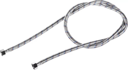 Подводка гибкая ЗУБР для воды, оплетка из нержавеющей стали, г/г 1/2&quot; - 1,8м 51005-G/G-180 купить в Ноябрьске