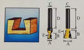 Фреза &quot;ласточкин хвост&quot; , Makita D-10920 купить в Ноябрьске