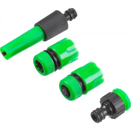 Набор поливочный РОСТОК: Наконечник, 2 соединителя 3/4&quot;, адаптер внешний 427263 купить в Ноябрьске