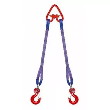 Строп текстильный двухветвевой 2СТ 5 т L=6 м SF7 120 мм Звено РТ-3 купить в Ноябрьске