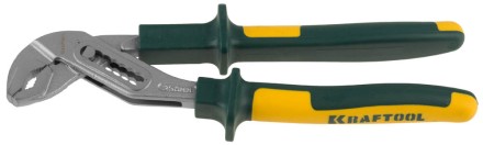 Клещи &quot;KRAFT-MAX&quot;, переставные, Cr-Mo, маслобензост двухкомп рукоятки, шарнирное соединение с повыш износост, 250мм, KRAFTOOL 22011-10-25 купить в Ноябрьске