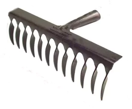 Грабли 12-зубые 320 мм без черенка витые  СИБРТЕХ Россия 61740 купить в Ноябрьске