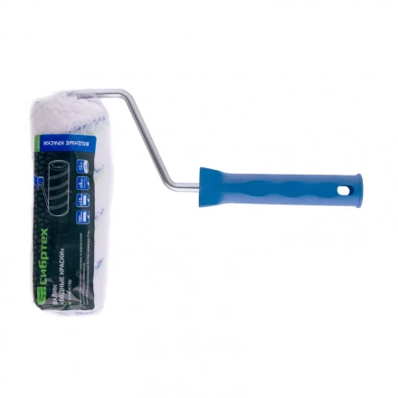 Валик &quot;Водные краски&quot; 180 мм ворс 12 мм D 48 мм D ручки 8 мм полиэстер Сибртех 80136 купить в Ноябрьске