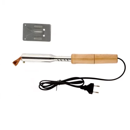 Паяльник электрика с ручкой из дерева 100 Вт 220 В Sparta 913104 купить в Ноябрьске