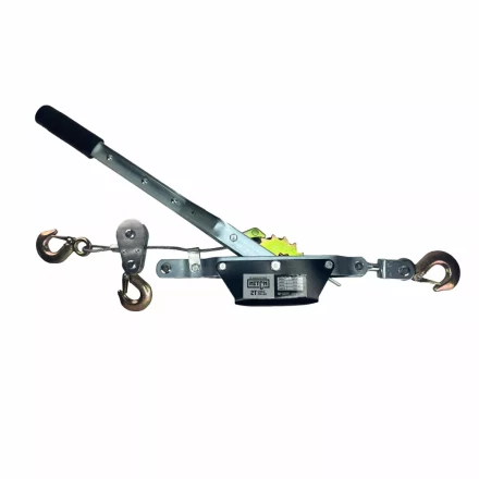 Лебедка рычажная гаражная HITCH CP 2001 2000 кг канат 2.5 м одинарный храповый механизм (SZ073184) купить в Ноябрьске