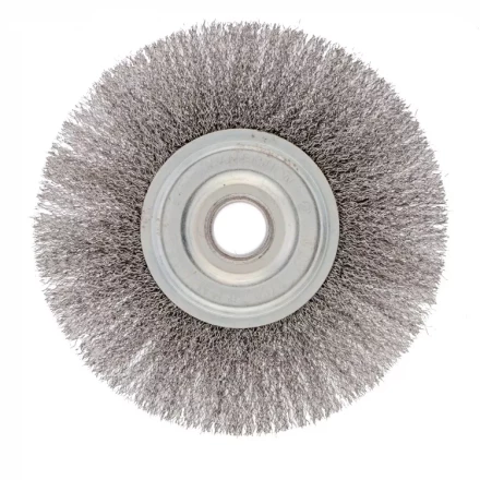 Щетка для УШМ 175 мм посадка 22,2 мм плоская витая проволока Сибртех 746667 купить в Ноябрьске