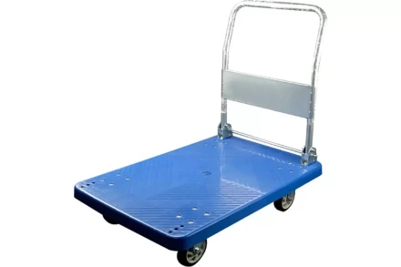 Тележка платформенная пластиковая 250 кг TOR PH250P (800х500) со складной ручкой (резина 125 мм) 1042364 купить в Ноябрьске