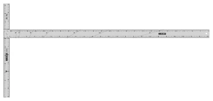 ЗУБР Т-угольник алюминиевый, Профессионал (34387) купить в Ноябрьске