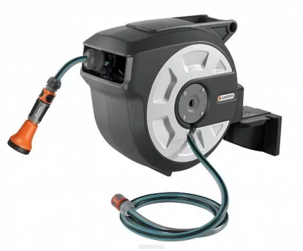 Катушка со шлангом настенная автоматическая &quot;Домашнее садоводство&quot;, 15 м GARDENA купить в Ноябрьске