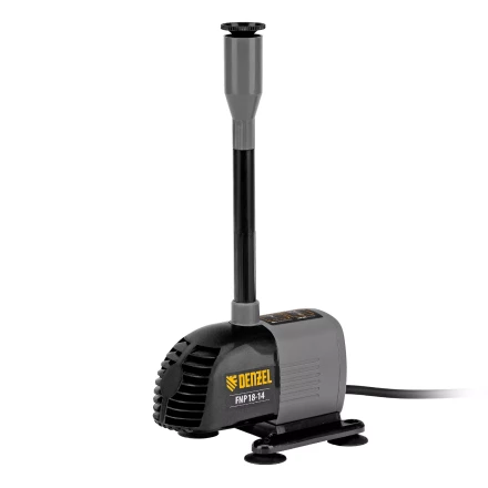 Насос фонтанный FNP18-14, 18 Вт, подъем 1,4 м, 750 л/ч, колокольчик/каскад Denzel 99030 купить в Ноябрьске
