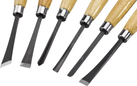 Набор STAYER: Резцы фигурные, с деревянной ручкой, 6шт 1832-H6 купить в Ноябрьске