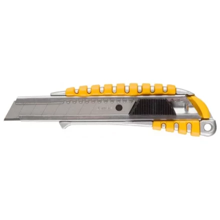 Нож STAYER &quot;MASTER&quot; металлический обрезиненный корпус, автостоп, 18мм 9143 купить в Ноябрьске