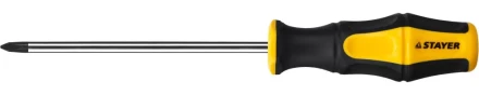 Отвертка STAYER &quot;MASTER&quot; &quot;HERCULES&quot;, Сr-V, противоскользящая рукоятка, PH1x150мм 25052-1-15_z02 купить в Ноябрьске