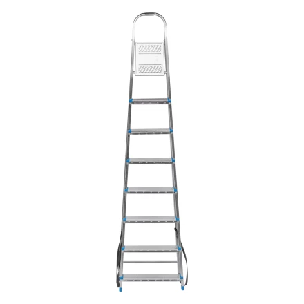 Стремянка, 8 ступеней Сибртех 97840, стальная, оцинкованная купить в Ноябрьске