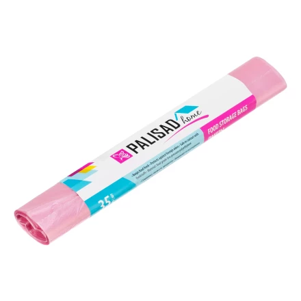 Пакеты для хранения продуктов особо прочные,400x260 мм, 35 шт, цвет молочная клюква, Home Palisad 95005 купить в Ноябрьске