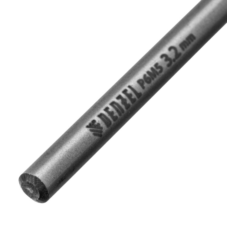 Сверло спиральное по металлу 3,2 x 65мм, Р6М5, Golden Tip, многогранная заточка, 2шт. Denzel 718269 купить в Ноябрьске