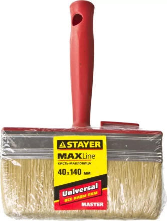 Макловица STAYER &quot;MASTER&quot; UNIVERSAL, светлая щетина, пластмассовый корпус, 4х14см 01824-14 купить в Ноябрьске