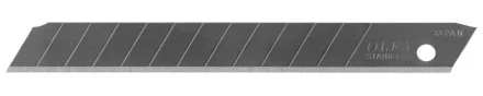 Лезвия OLFA сегментированные из нержавеющей стали, 9х80х0,38мм, 13 сегментов, 50шт OL-AB-50S купить в Ноябрьске