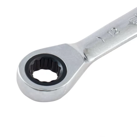 Ключ накидной трещоточный, 12 х 14мм, CrV, зеркальный хром Matrix 14499 купить в Ноябрьске