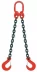 Строп 2СЦ-4.50 т. L1 цепи=3.10м на конце ОВ. L2 цепи 600мм на конце крюк 8 кл нестандарт купить в Ноябрьске