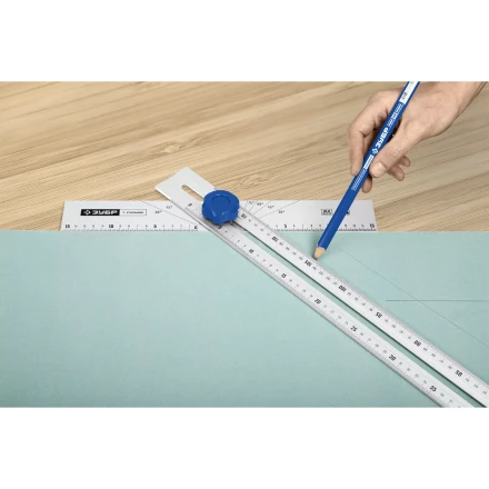 ЗУБР Т-угольник алюминиевый с подвижной направляющей, Профессионал (34389) купить в Ноябрьске