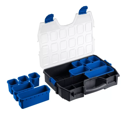 ЗУБР АМУР-11, 462 х 365 х 92 мм, Пластиковый органайзер со съемными лотками (38042-11) купить в Ноябрьске
