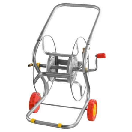 Катушка GRINDA для шланга 1/2&quot; x 100м, металлическая на колесах 8-428437 купить в Ноябрьске