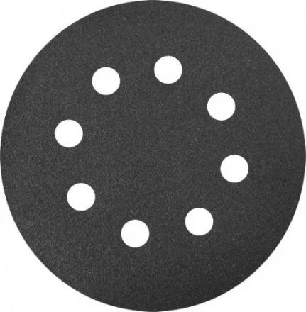 Шлифкруги Ф125 мм К80 на липучей основе с отверстиями 5 штук для камня Энкор 20210 купить в Ноябрьске