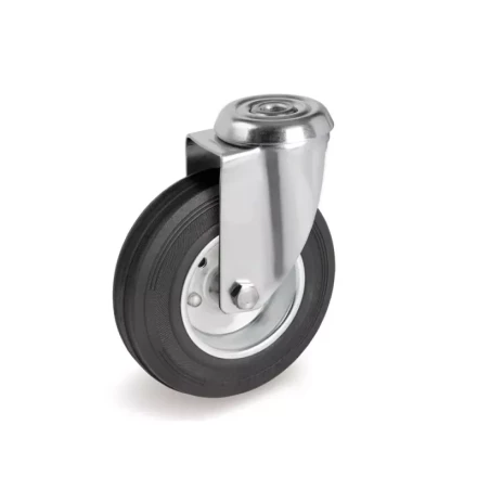 Колесо поворотное SCh 55 125 мм резина под болт 1047736 купить в Ноябрьске