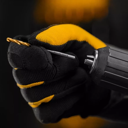 Сверло спиральное по металлу 3,5 x 70мм, Р6М5, Golden Tip, многогранная заточка, 2шт. Denzel 718270 купить в Ноябрьске